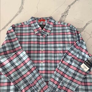 NEW! St. John’s Bay Casual Plaid Shirt in Pink and Blue